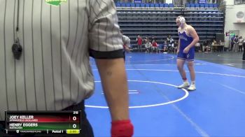 215 lbs Quarterfinal - Joey Keller, Springfield (Holland) vs Henry Eggers, NAPOLEON