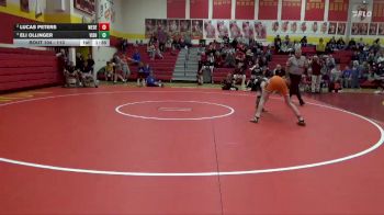 113 lbs Semifinal - Eli Ollinger, Vinton-Shellsburg vs Lucas Peters, West Delaware, Manchester