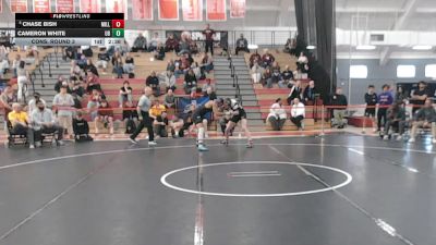 165 lbs Cons. Round 3 - Chase Bish, Millersville vs Cameron White, Bridgeport