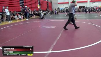 45 lbs Quarterfinal - Connor Poe, Elevate Wrestling Club vs Ryan Gibbs, Buckhorn Youth Wrestling