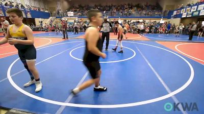 85-90 lbs Quarterfinal - Saint Dominic Riccardi, HURRICANE WRESTLING ACADEMY vs Asthon Martin, Pin-King All Stars