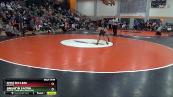 B-9 lbs Cons. Semi - Brightyn Brown, Benton Community Wrestling vs Amos Bohlken, DC Elite