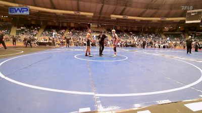 119 lbs Consi Of 4 - Logan FLOWER, Broken Arrow Wrestling Club vs Blain Morgan, Henryetta Knights Wrestling Club