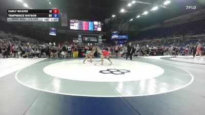 170 lbs Cons. Sub-rd Of 16 - Carly McAtee, KS vs Temprence Watson, MO