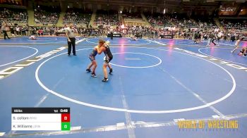 85 lbs Consolation - Shiann Collom, Pryor Tigers vs Kaydance Williams, Locust Grove Youth Wrestling