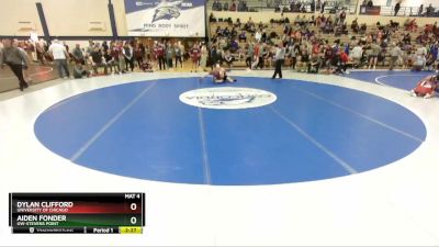 125 lbs Cons. Round 2 - Aiden Fonder, UW-Stevens Point vs Dylan Clifford, University Of Chicago