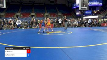 100 lbs Cons Semis - Kai Owen, Florida vs Kannon Webster, Illinois