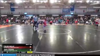 75 lbs Quarterfinal - Caleb Wells, Birmingham Wrestling Club vs Tate Coggin, Ironclad Wrestling Club