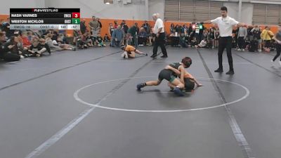60 lbs Finals (2 Team) - Weston Nicklos, Ohio Stingers vs Nash Varnes, Empyre WC Gold