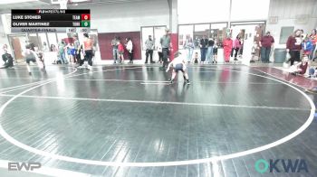 46-49 lbs Quarterfinal - Luke Stoner, Team Guthrie Wrestling vs Oliver Martinez, Tonkawa Takedown Club