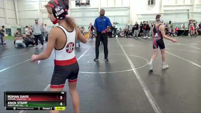 80 lbs Finals (8 Team) - Mason Myers, Armory Athletics vs Isa Adams, Wrestling Mill