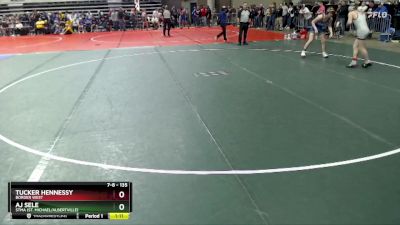 135 lbs Cons. Round 2 - Aj Sele, STMA (St. Michael/Albertville) vs Tucker Hennessy, Border West