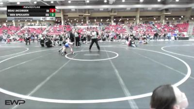 61 lbs Quarterfinal - Ben Spexarth, Brawlers vs Beau Jacobsen, St. Marys