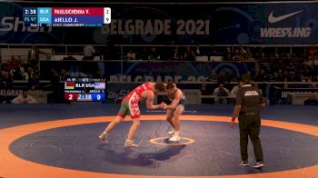 97 kg Final 3-5 - Vasil Pauliuchenka, Blr vs Jonathan Leonard Aiello, Usa