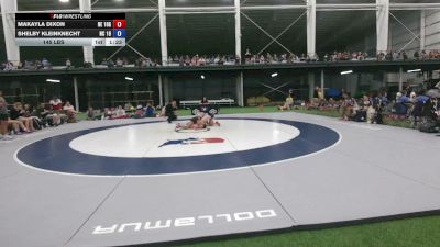 145 lbs Makayla Dixon, Nebraska vs Shelby Kleinknecht, North Carolina
