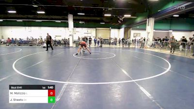 120 lbs Consi Of 64 #1 - Michael Malizzio, IL vs Josh Sheets, OH