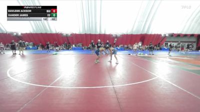 121-124 lbs Round 2 - Davlenn Acesor, Mahtomedi vs Xander James, Franklin Central Flashes