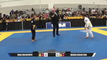 Uriah Zion Restrepo vs Magnus Catalon Tran 2026 IBJJF Jiu-Jitsu CON International