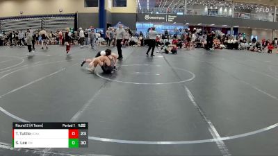 110 lbs Round 2 (4 Team) - Tayedn Tuttle, Kraken vs Sawyer Lee, Crossroads Wrestling