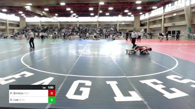 120 lbs Quarterfinal - Peter Binikos, Tenafly vs Sean Lee, Garfield