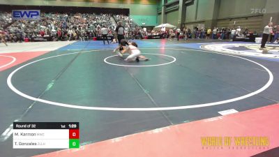 96 lbs Round Of 32 - Mack Karmon, Miami Wrestling Club vs Trysten Gonzales, Zillah