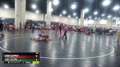 165 lbs Round 2 (6 Team) - Laken Gamble, Florida Pitbulls vs Cory Fuller, Franklin Black & Blue