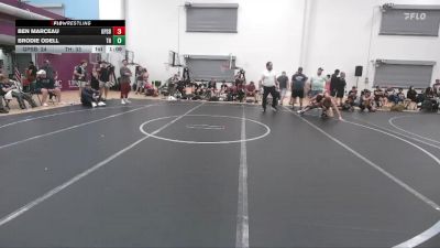 130 lbs Round 2 (6 Team) - Ben Marceau, GPS Blue vs Brodie Odell, Taylor Hammers