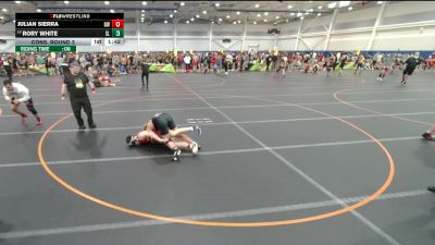 165 lbs Cons. Round 3 - Rory White, Unattached vs Julian Sierra, Gladiator Wrestling