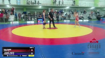 57kg Round 5 - Kai Pare, Coast WA vs Janna Hiltz, Alberni Valley WC