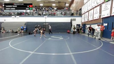 62 lbs Cons. Round 2 - Jhett Jones, Snake River Wrestling Club vs Gannen Ward, Declo Stingers