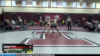 160 lbs 1st Place Match - Tristan Steldt, Fennimore vs Carson Klostermann, Alburnett