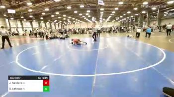 120 lbs Consi Of 8 #1 - Joshua Sanders, GA vs Owen Lehman, PA