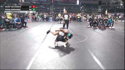 95 lbs Consi Of 4 - Brody McCormick, Este Built WC vs Ethan Hernandez, High Pace Wrestling Club