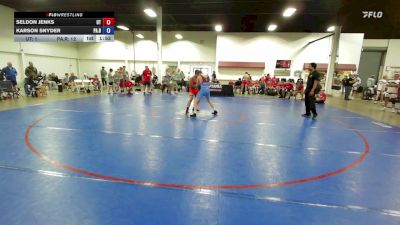 155 lbs Seldon Jenks, Utah vs Karson Snyder, Pennsylvania Red
