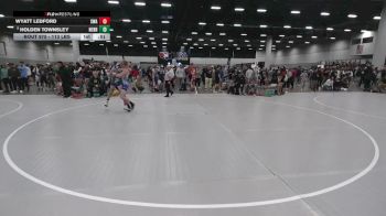 113 lbs Cons. Sub-rd Of 64 - Holden Townsley, Nebraska vs Wyatt Ledford, Shelton Wrestling Academy