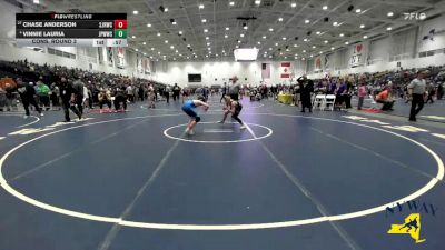 106 lbs Cons. Round 3 - Vinnie Lauria, Johnstown Pee Wee Wrestling Club vs Chase Anderson, Spencerport Jr Rangers Wrestling Club