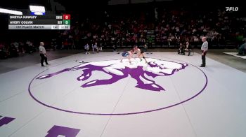 5A 135 lbs 1st Place Match - Sheyla Hawley, Salem Hills vs Avery Colvin, Roy