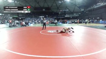 Boys 3A 132 lbs Cons. Round 4 - Joel Sturdivant, Prairie vs Romeo Gwerder, Enumclaw