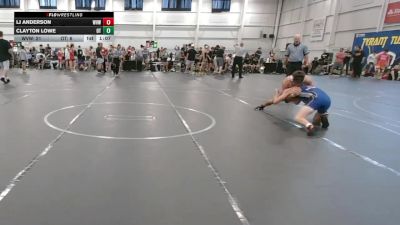 132 lbs Finals (2 Team) - Clayton Lowe, Ohio Titan vs LJ Anderson, West Virginia Wild