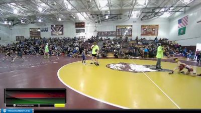 56 lbs Cons. Round 3 - Alonso Garcia, Moses Lake Wrestling Club vs Beau Frank, NE 509