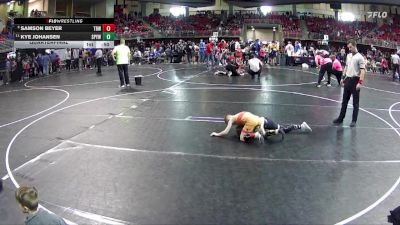 70 lbs Quarterfinal - Samson Beyer, The Best Wrestler vs Kye Johansen, St Paul Youth Wrestling