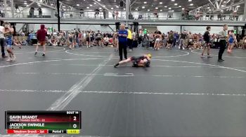 105 lbs Round 5 (6 Team) - Jackson Swingle, CP Elite vs Gavin Brandt, Steller Trained Mantis