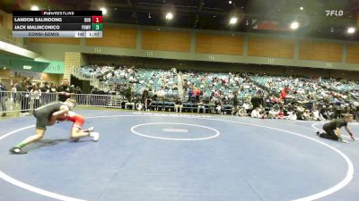 132 lbs Consolation - Landon Salindong, Durham vs Jack Malinconico, Poway