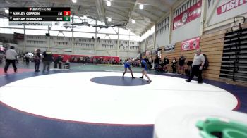 120 lbs Cons. Round 2 - Amiyah Simmons, Heritage (Brentwood) vs Ashley Cerron, Clayton Valley School