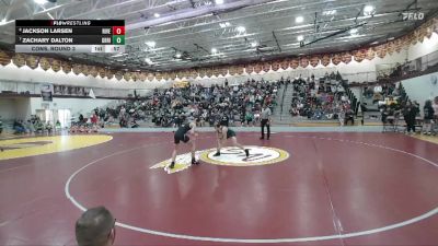 144 lbs Cons. Round 3 - Zachary Dalton, Green River vs Jackson Larsen, Riverton