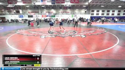 197 lbs Champ. Round 3 - Liam Swanson, Providence (Mont.) vs Jack Servies, Marian University (IN)
