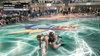 189 lbs Semis & 1st Wrestleback (8 Team) - Brady Melcher, Plainview-Elgin-Millville, MN vs Marcus Nagel, Delta, OH