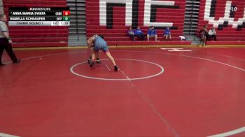 152 lbs Champ. Round 1 - Anna Mariia Sviata, Oak Mountain vs Isabella Schnaufer, Enterprise HS