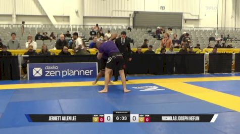 Nicholas Joseph Heflin vs JERHETT ALLEN LEE 2025 World IBJJF Jiu-Jitsu No-Gi Championship