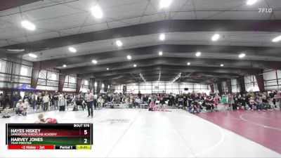 43 lbs Quarterfinal - Harvey Jones, Team Prestige vs Hayes Hiskey, Sanderson Wrestling Academy